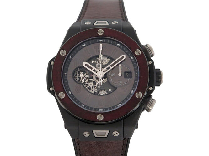 Montre Hublot Big Bang Unico Berluti - Montre chronographe en céramique 58 Facettes 275448