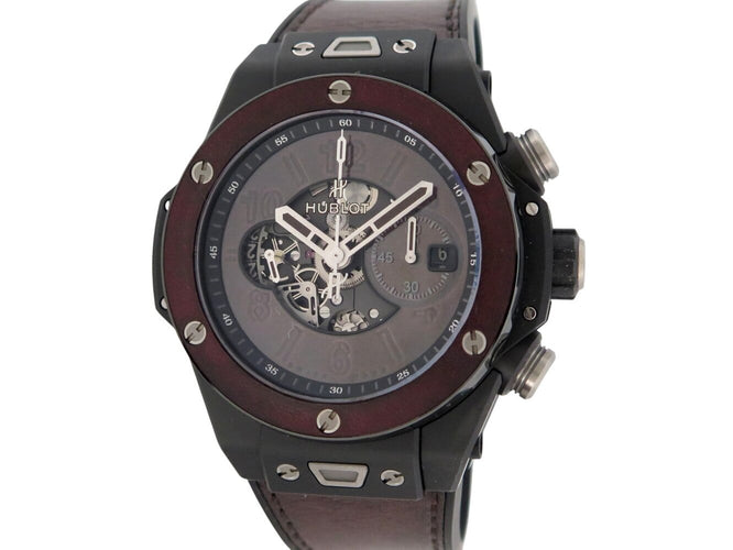 Montre Hublot Big Bang Unico Berluti - Montre chronographe en céramique 58 Facettes 275448