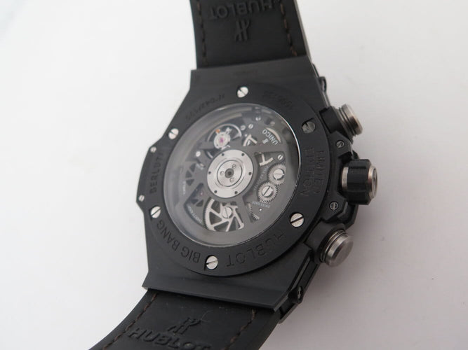 Montre Hublot Big Bang Unico Berluti - Montre chronographe en céramique 58 Facettes 275448