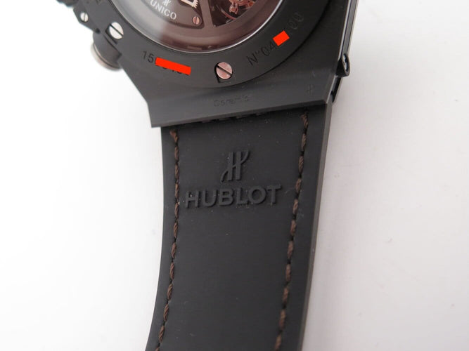 Montre Hublot Big Bang Unico Berluti - Montre chronographe en céramique 58 Facettes 275448