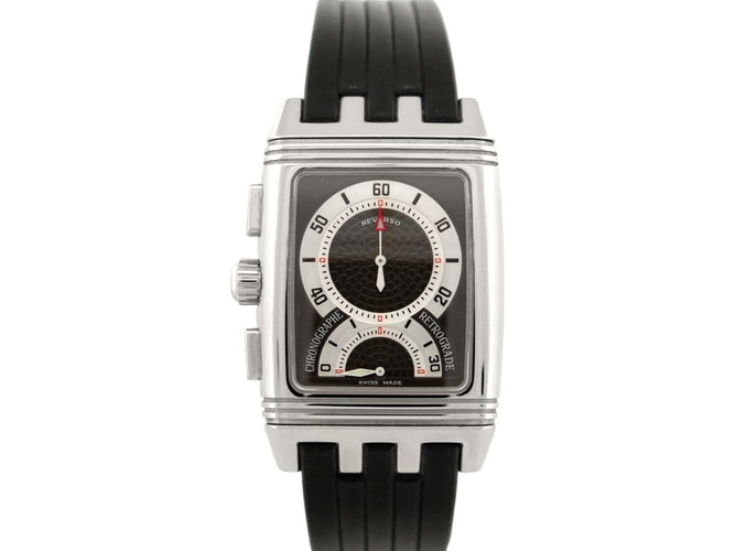 Montre Jaeger-LeCoultre Reverso Gran Sport - Montre chronographe rétrograde en acier 58 Facettes 275447