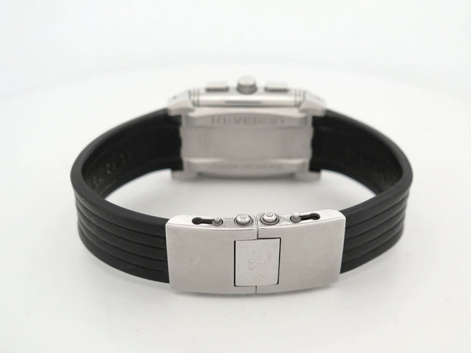 Montre Jaeger-LeCoultre Reverso Gran Sport - Montre chronographe rétrograde en acier 58 Facettes 275447