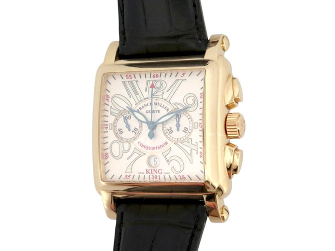 Montre Franck Muller King Conquistador Cortez - Montre en or jaune 18k 58 Facettes 275446