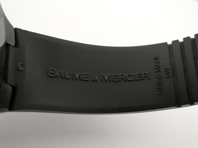 Montre Baume et Mercier Riviera - Montre chronographe en acier et or rose 58 Facettes 275444
