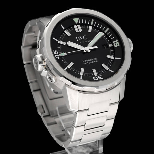 Montre IWC - Montre Aquatimer Automatic IW329002 en acier 58 Facettes IWC/AQT/010