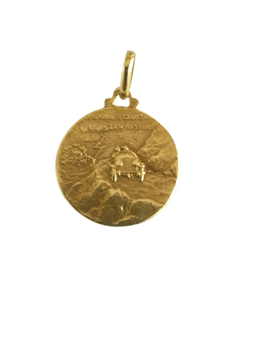 Saint Christophe - Médaille en or jaune