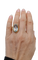 Bague années 50 en or 18K et aigue-marine