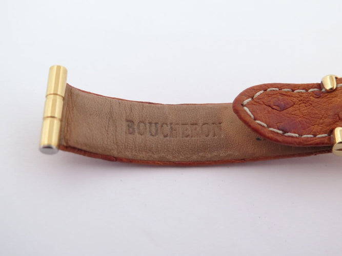 Montre Boucheron Reflet Solice - Montre 37 mm en acier palladié et diamants 58 Facettes 275501