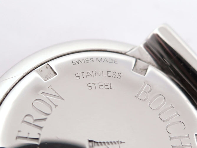 Montre Boucheron Reflet Solice - Montre 37 mm en acier palladié et diamants 58 Facettes 275501