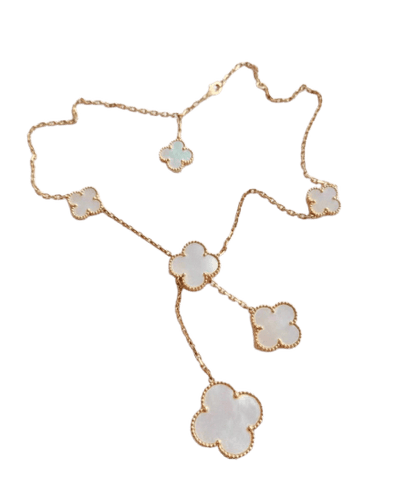 Van Cleef & Arpels Magic Alhambra - Collier 6 motifs en or jaune et nacre
