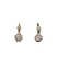 Boucles d'oreilles Dormeuses anciennes en or 18k, platine et diamants 58 Facettes A07232
