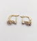 Boucles d'oreilles Dormeuses anciennes en or 18k, platine et diamants 58 Facettes A07232