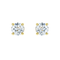 Boucles d'oreilles Boucles d'oreilles diamants 0,90 ct en or jaune 18 carats 58 Facettes BO261