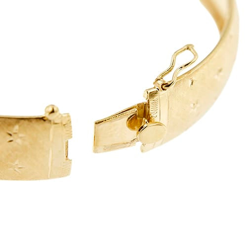 Bracelet Bracelet rigide manchette en or jaune 58 Facettes 37297