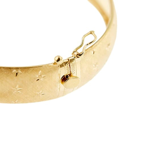 Bracelet Bracelet rigide manchette en or jaune 58 Facettes 37297