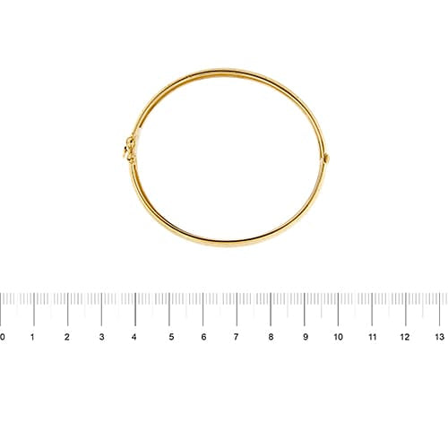 Bracelet Bracelet rigide manchette en or jaune 58 Facettes 37297