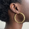 Boucles d'oreilles Boucles d'oreilles créoles torsadées en or jaune 58 Facettes 38737