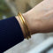 Bracelet Bracelet jonc ouvrant en or jaune 18K 58 Facettes REF2568-336