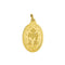 Pendentif Unoaerre - Pendentif Madonna Miracolosa en or jaune 58 Facettes 41261