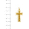 Pendentif Pendentif croix avec Jésus en or jaune 58 Facettes 40764