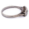 Bague 54 Bague ancienne en or blanc 18 ct et diamants 58 Facettes AN675 (0039)