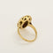 Bague 54 Rétro - Bague en or jaune, diamants et rubis 58 Facettes B250601