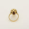 Bague 54 Rétro - Bague en or jaune, diamants et rubis 58 Facettes B250601