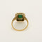 Bague 57 Bague en or jaune et blanc, émeraudes et diamants 58 Facettes B260346