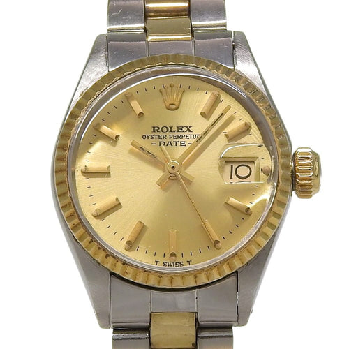 Montre Rolex Oyster Perpetual Date - Montre automatique en acier et or jaune 58 Facettes x5b6koypkh
