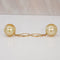 Boucles d'oreilles Boucles d'oreilles en or jaune 585 et perles des mers du Sud 58 Facettes E027