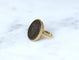 Bague 59 Bague ancienne intaille jaspe Cupidon et Psyché en or jaune 58 Facettes