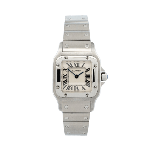 Montre Cartier Santos Galbée - Montre SM en acier 58 Facettes 540