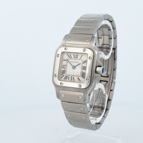 Montre Cartier Santos Galbée - Montre SM en acier 58 Facettes 540
