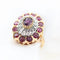 Bague 55 Bague vintage en or 18 ct, argent, rubis et diamants 58 Facettes 23176