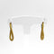 Boucles d'oreilles Créoles en or 18k texturé 58 Facettes REF2563-331