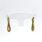 Boucles d'oreilles Créoles en or 18k texturé 58 Facettes REF2563-331