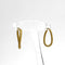 Boucles d'oreilles Créoles en or 18k texturé 58 Facettes REF2563-331