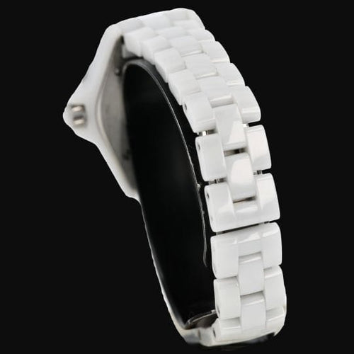 Montre Chanel J12 - Montre 29 mm en céramique et diamants 58 Facettes MT45927