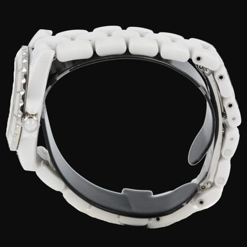 Montre Chanel J12 - Montre 29 mm en céramique et diamants 58 Facettes MT45927