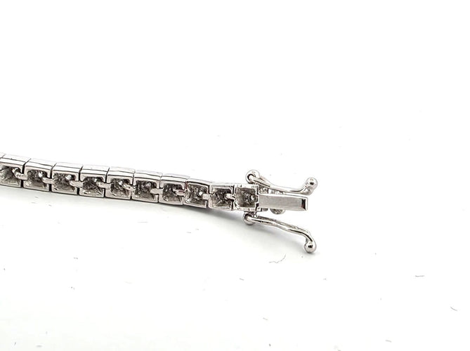 Bracelet Bracelet tennis en platine avec diamants 58 Facettes 360/26 A