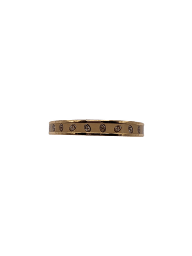 Bracelet Hermès Funny Ice Cream - Jonc en plaqué or rose et émail 58 Facettes 1257