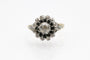 Bague 57 Bague ancienne en or jaune, argent et diamants taille rose 58 Facettes 12228