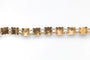Bracelet Bracelet hollandais XIXe en or jaune et grenats 58 Facettes 12227