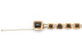 Bracelet Bracelet hollandais XIXe en or jaune et grenats 58 Facettes 12227