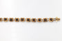 Bracelet Bracelet hollandais XIXe en or jaune et grenats 58 Facettes 12227