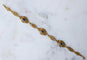 Bracelet Belle Époque - Bracelet guirlande en or jaune et saphirs 58 Facettes