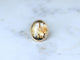 Bague 52 Chevalière ancienne en or jaune et agate dendritique 58 Facettes
