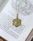 Pendentif Émile Monier - Médaille Art nouveau en or jaune, émail et perles 58 Facettes