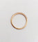 Bague 49.5 Demi-alliance vintage en or rose 18k et rubis 58 Facettes A07413