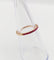 Bague 49.5 Demi-alliance vintage en or rose 18k et rubis 58 Facettes A07413